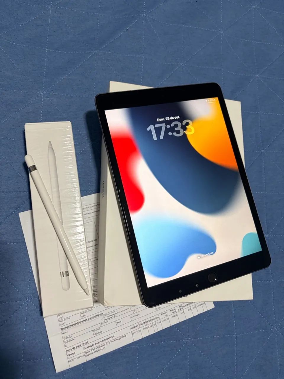 iPad 9 geração 10,2? WI-FI + Apple pen 1 geração. 