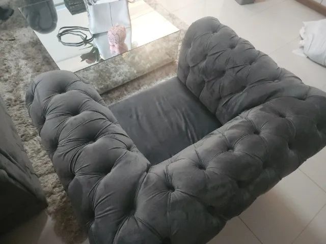 Sofa 3 Lugares Sala - Foto 2
