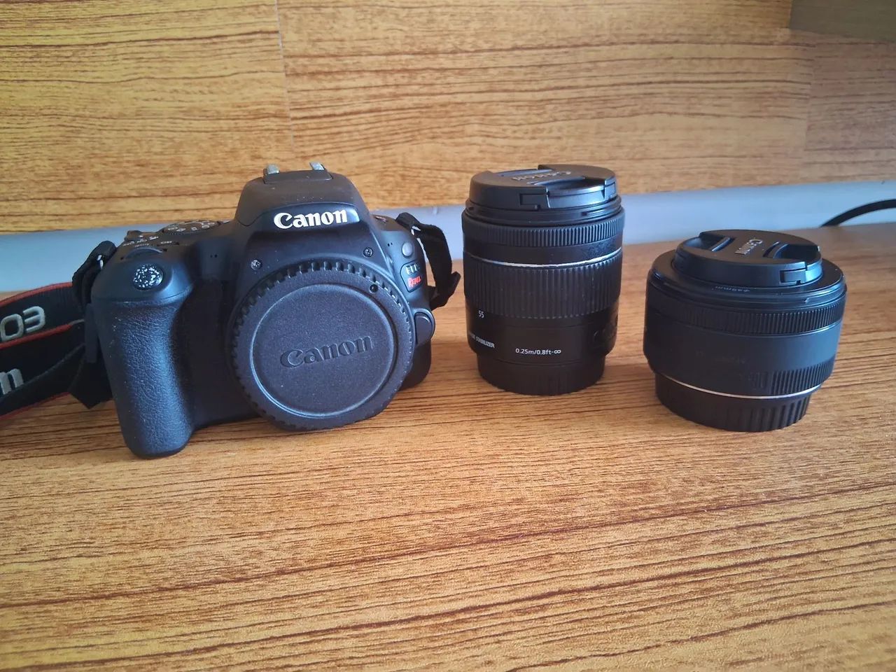 Câmera DSLR canon
