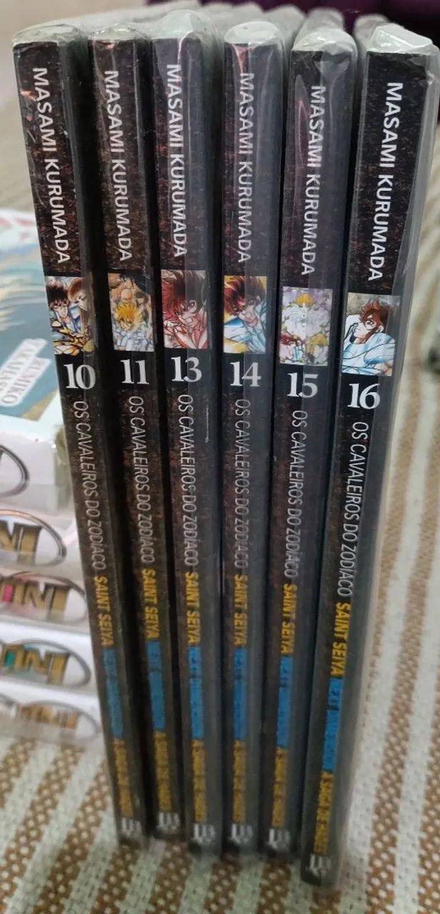 Cavaleiros do Zodíaco Next Dimension volumes 10, 11, 13, 14, 15 e