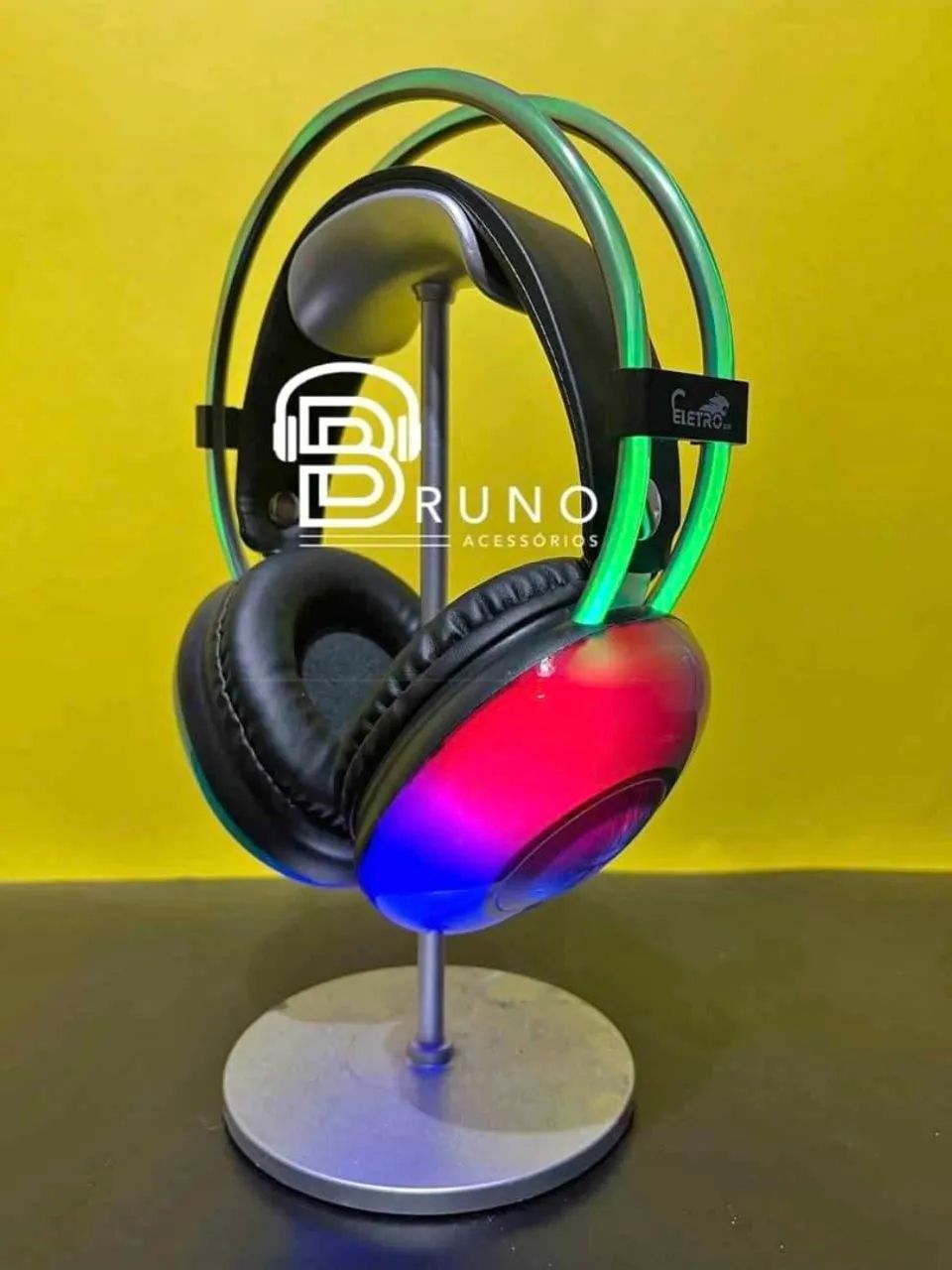 Fone Gamer Bluetooth com led 