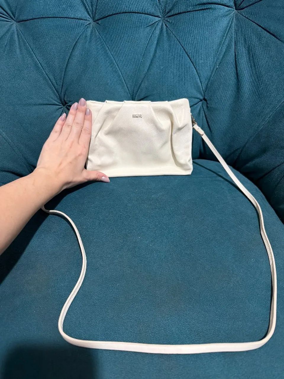 Bolsa schutz pequena couro - Foto 3