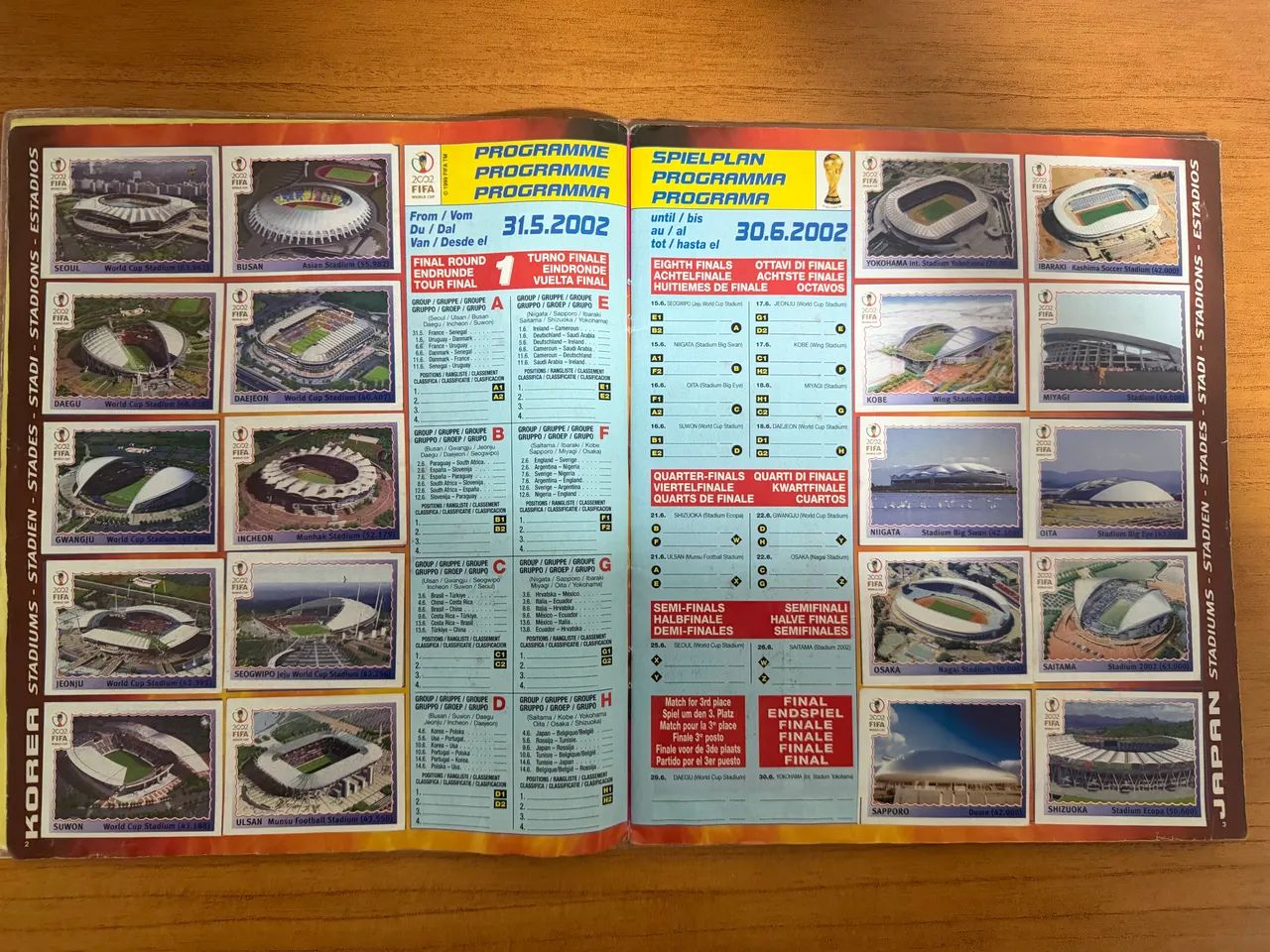 Álbum Copa 2002 COMPLETO e ORIGINAL  - Foto 3