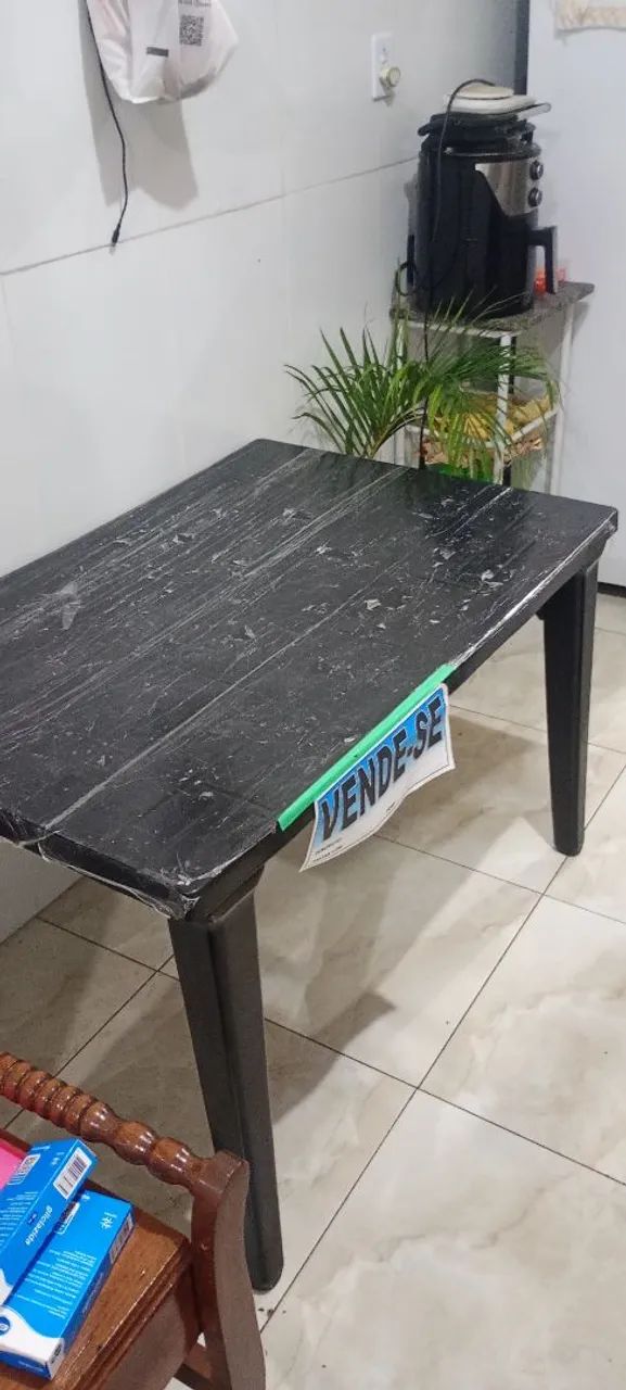 Mesa de Plástico Quadrada Desmontavel  - Foto 2