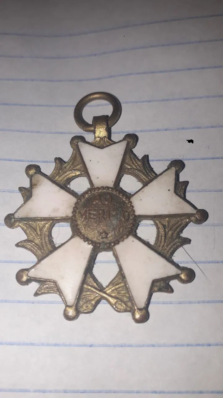 Medalha antiga honra ao mérito bronze