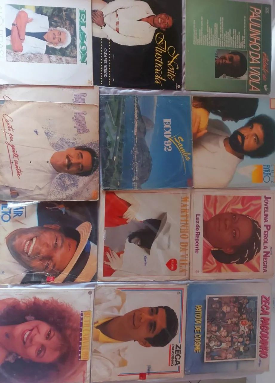 Discos de vinil LP  - Grandes nomes do SAMBA.