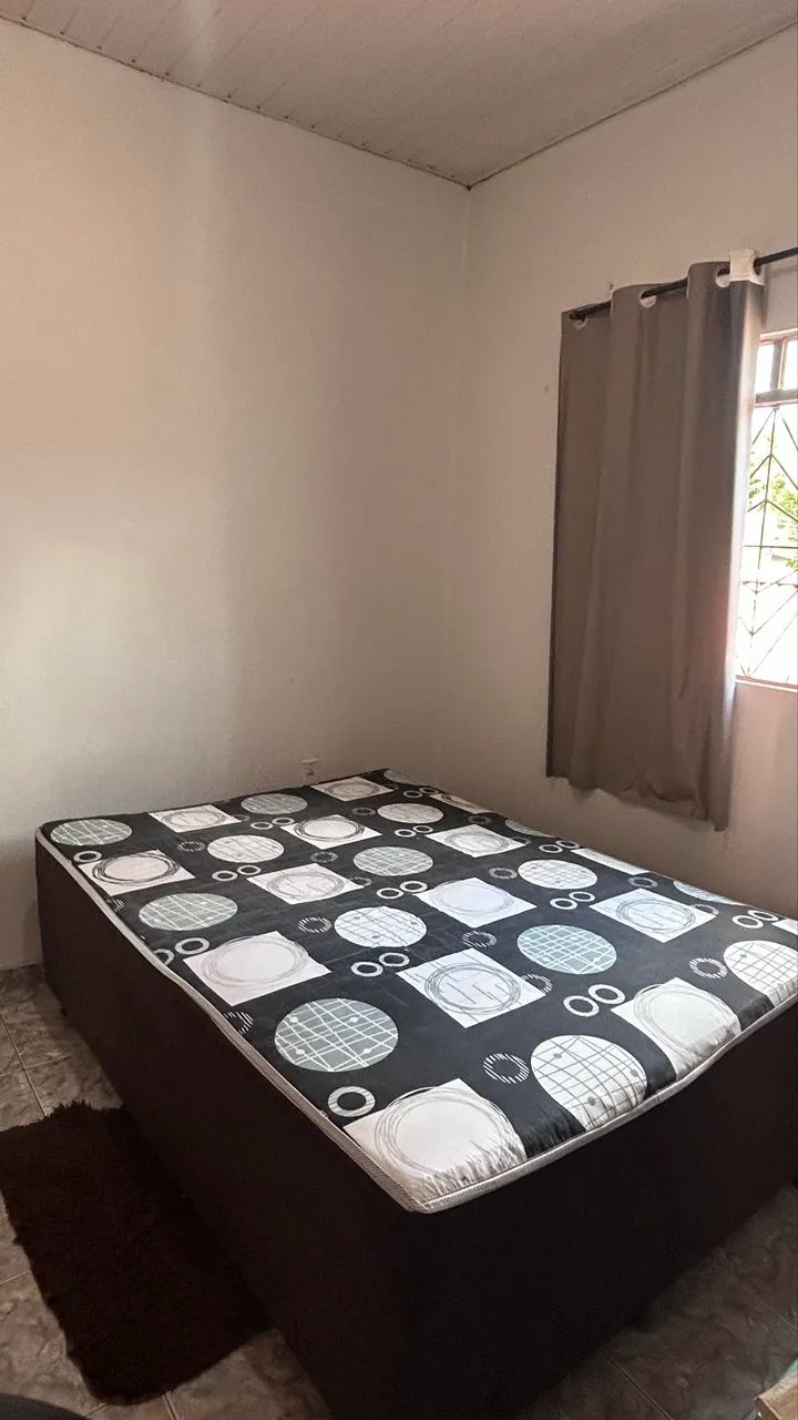 Vendo cama de casal (box com molas) - Foto 3
