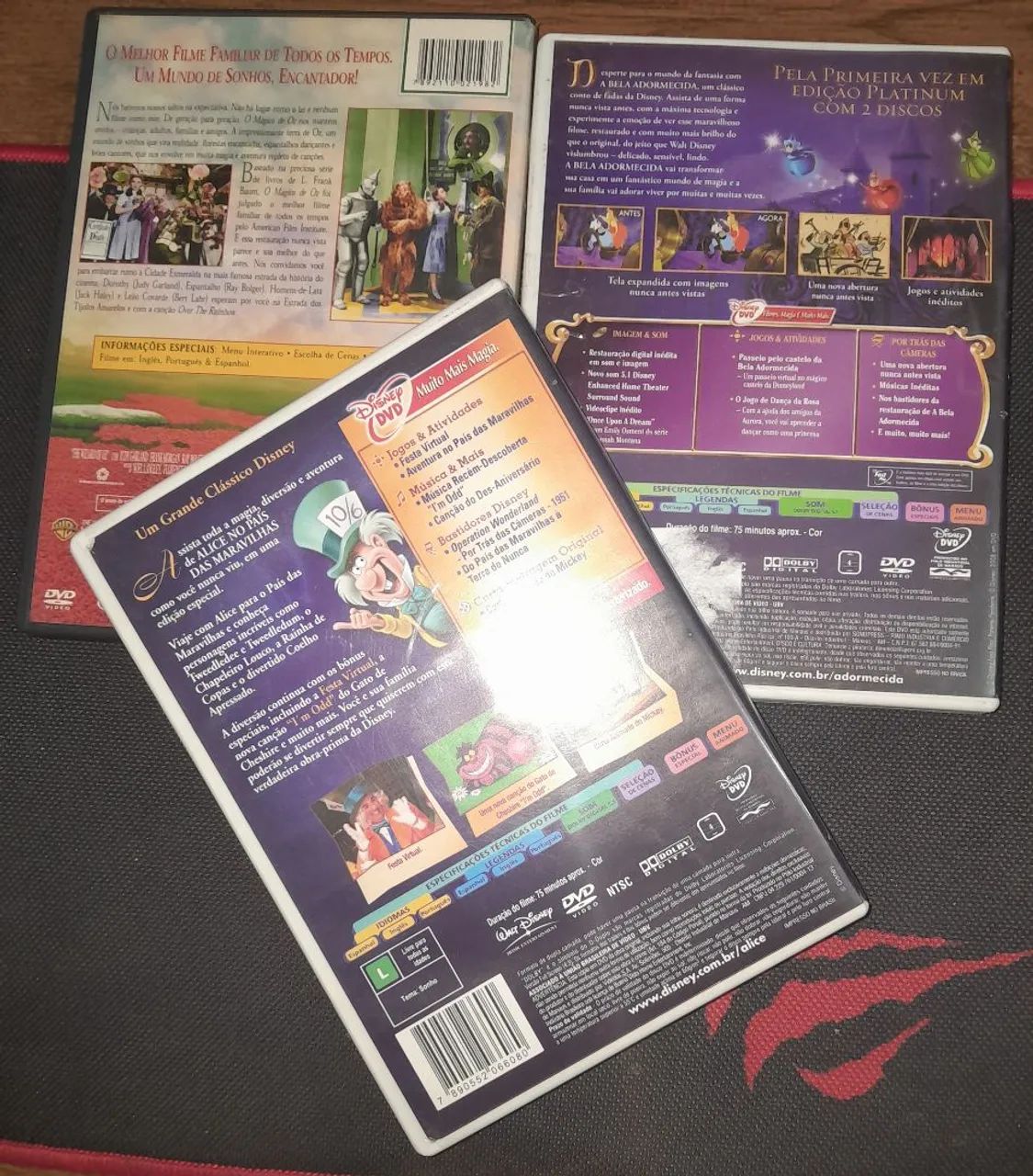 Lote 3 dvds Disney - reserva Lara - CDs, DVDs etc - Vila Bertioga