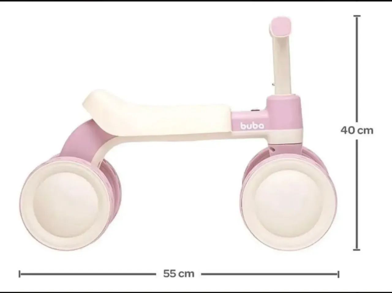 Buba; bicicleta de equilíbrio com som (rosa) - Foto 3