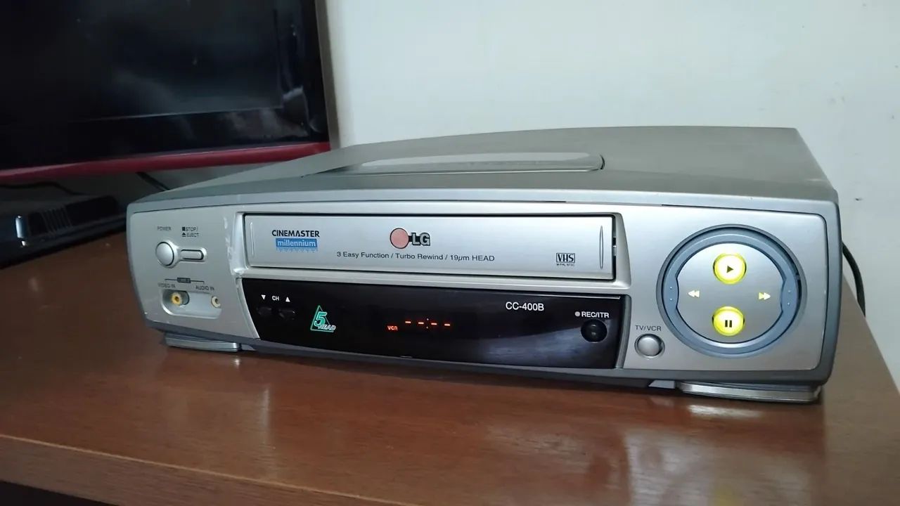 Vídeo cassete LG cinemaster 5 cabeças otimo