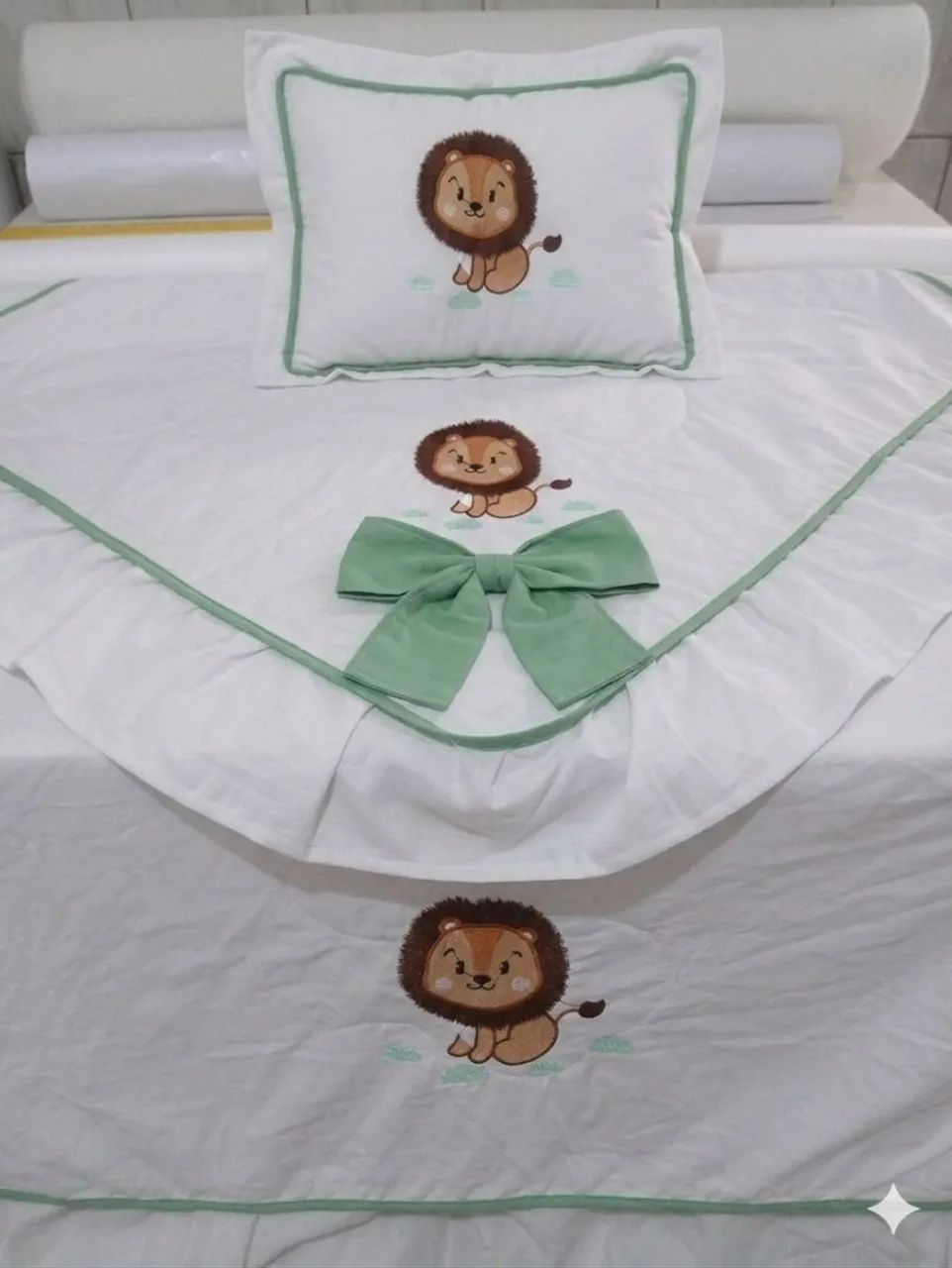 Kit Leito Maternidade 3 Peças Personalizado/ Entrega Grátis  - Foto 5