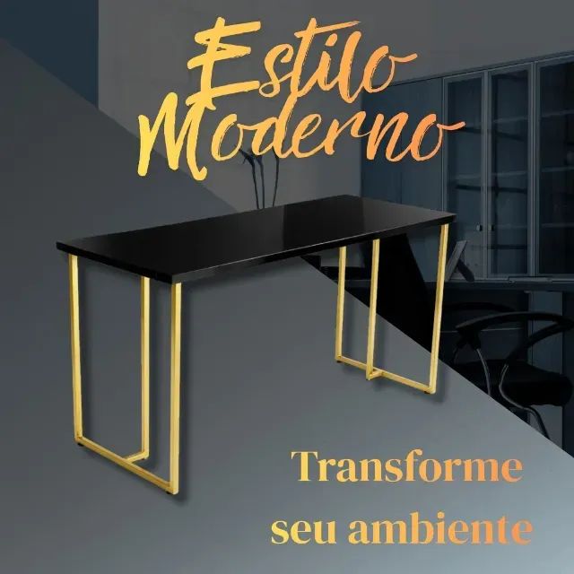 2 Pés De Mesa 75x48 Industrial - Foto 3