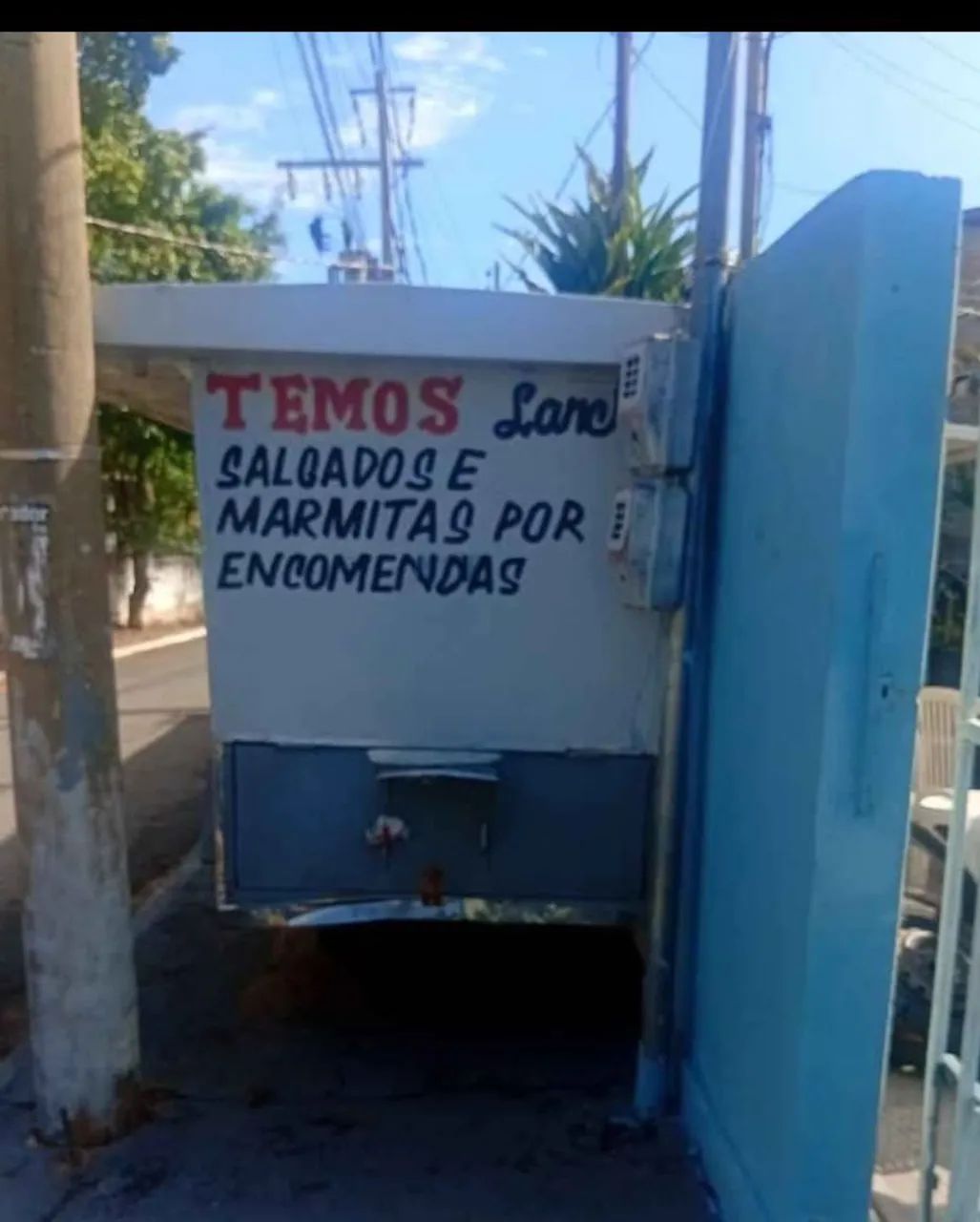 Trailer de Lanche, 1.63 de Altura,95 cm de bancada onde fica Chapa.. - Foto 2