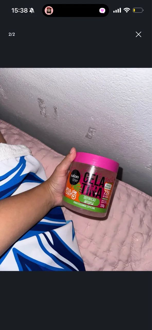 Gelatina de cabelo 