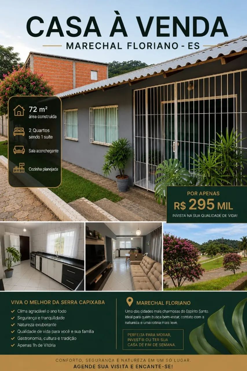 Vendo Casa em Marechal Floriano