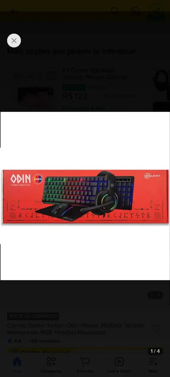 Kit techado kalkam gamer 