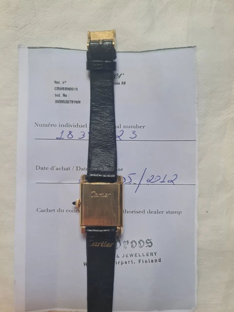Relógio Cartier usado antigo funcionando perfeitamente  - Foto 3