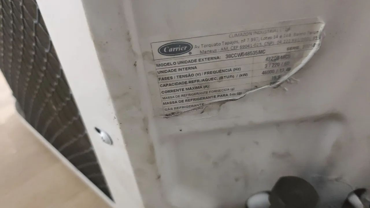 Ar condicionado 46btu
