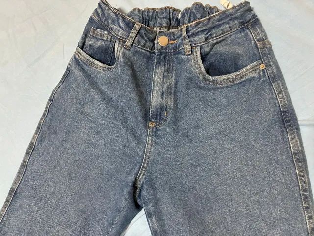 calça jeans feminina cintura alta 40  - Foto 3