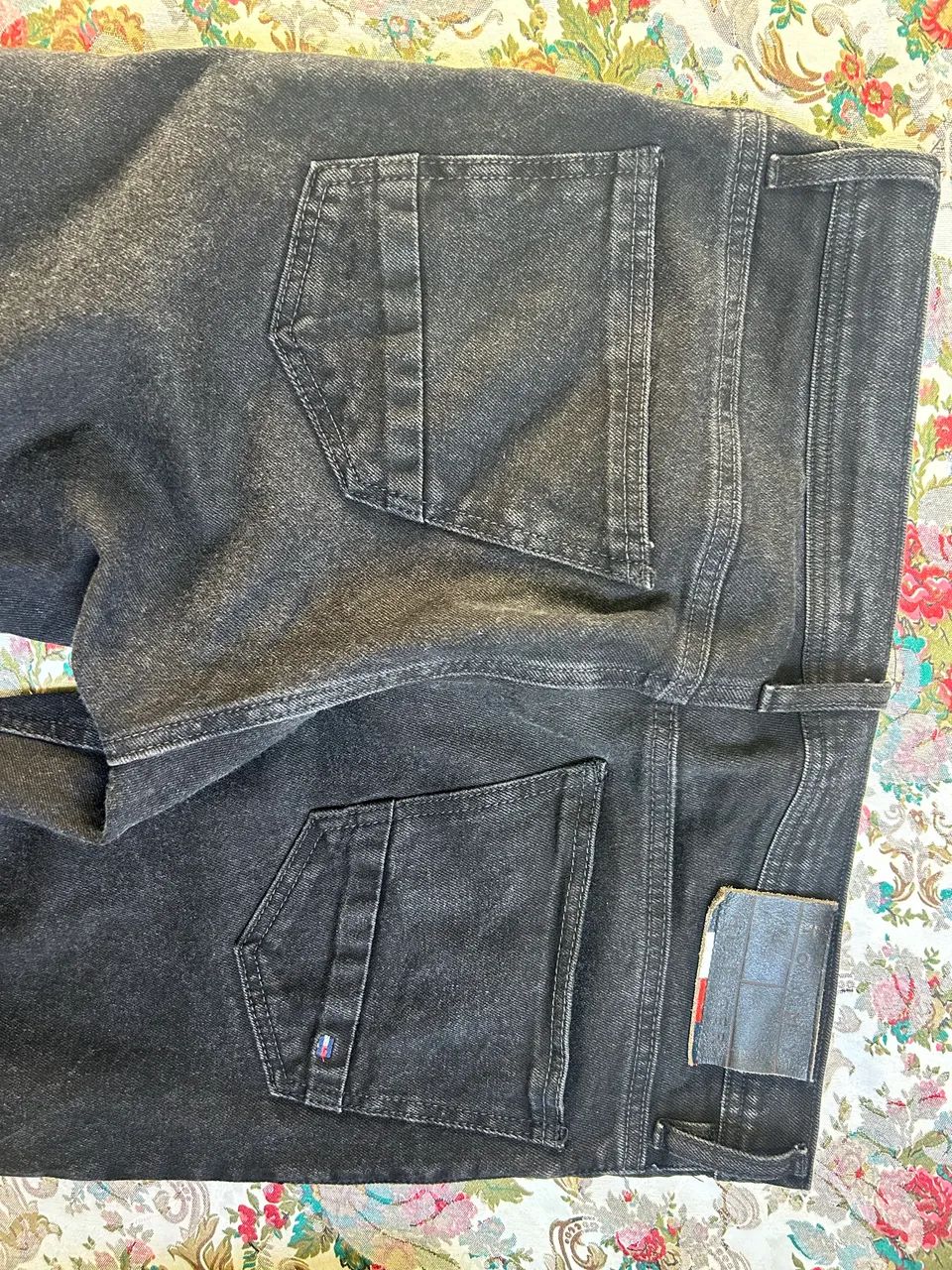 Calça jeans cor preta Tommy Hilfiger  - Foto 4