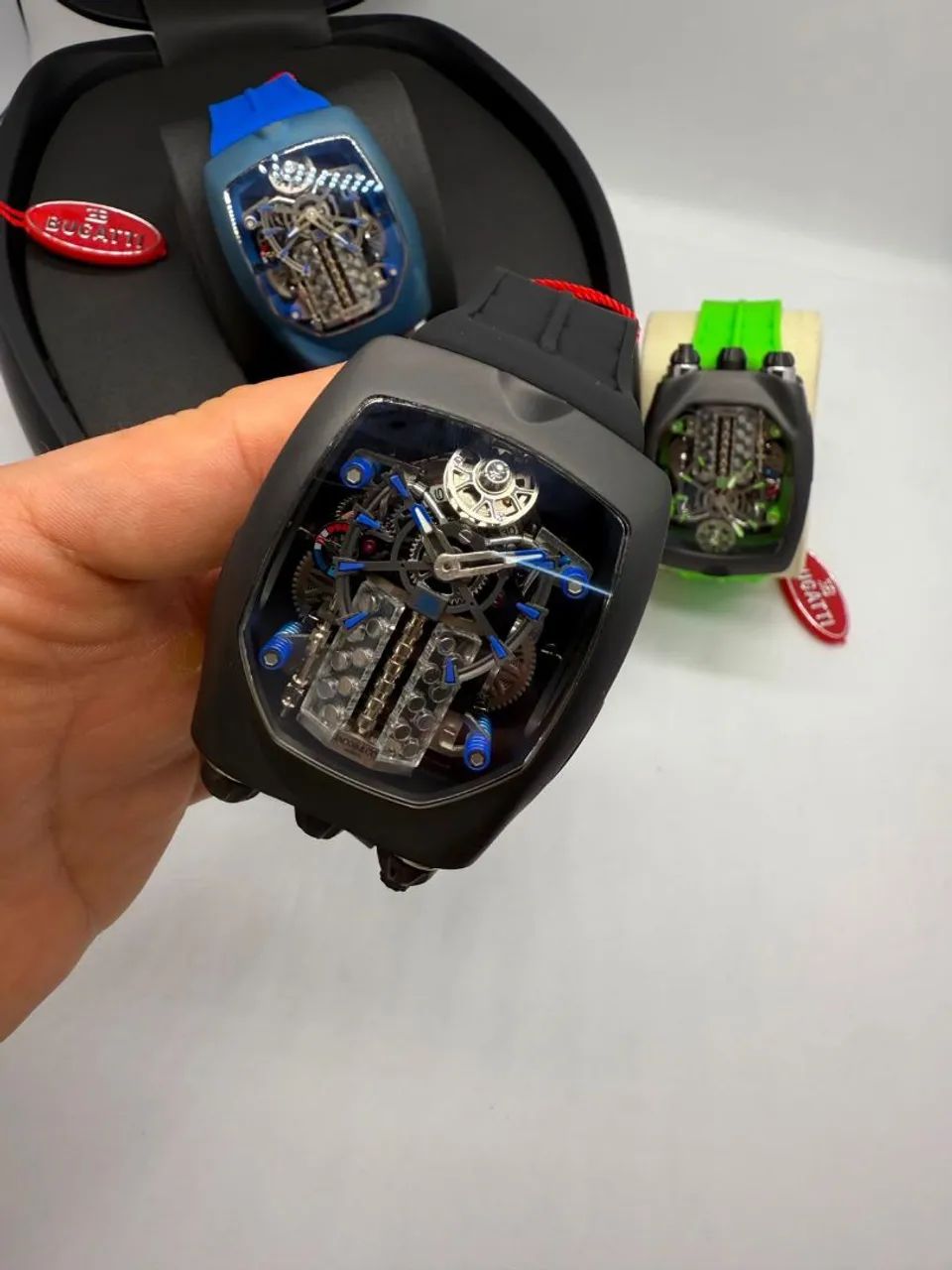 Relógio Estilo Jacob & Co. Bugatti Chiron Tourbillon - Foto 4