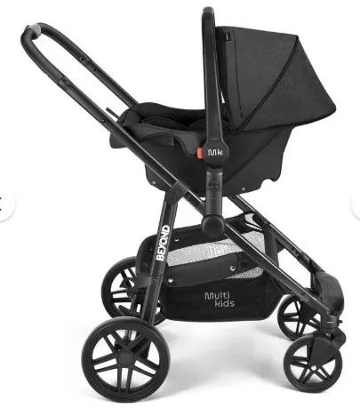 Carrinho de Bebê Beyond 2 em 1 + Bebê Conforto Class - Multikids Baby - Foto 3