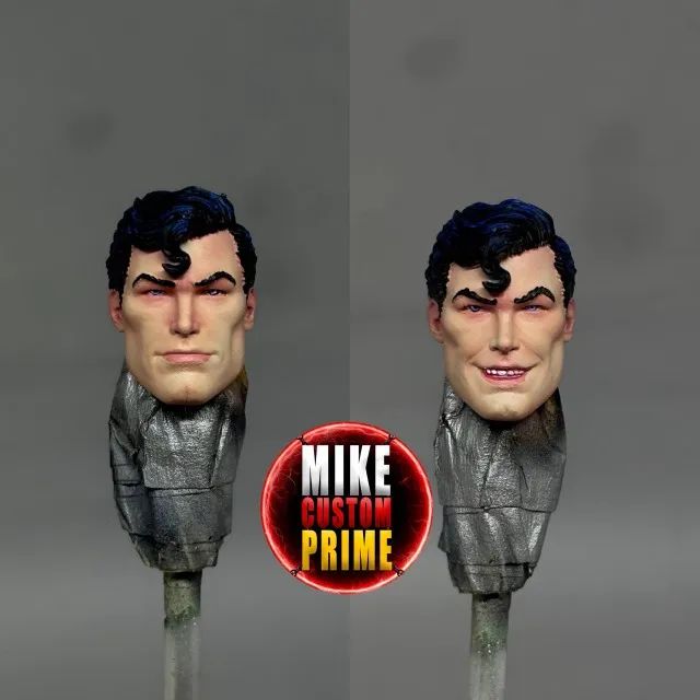 HEAD CUSTOM SUPERMAN PADRÃO MCFARLANE E CT-TOYS
