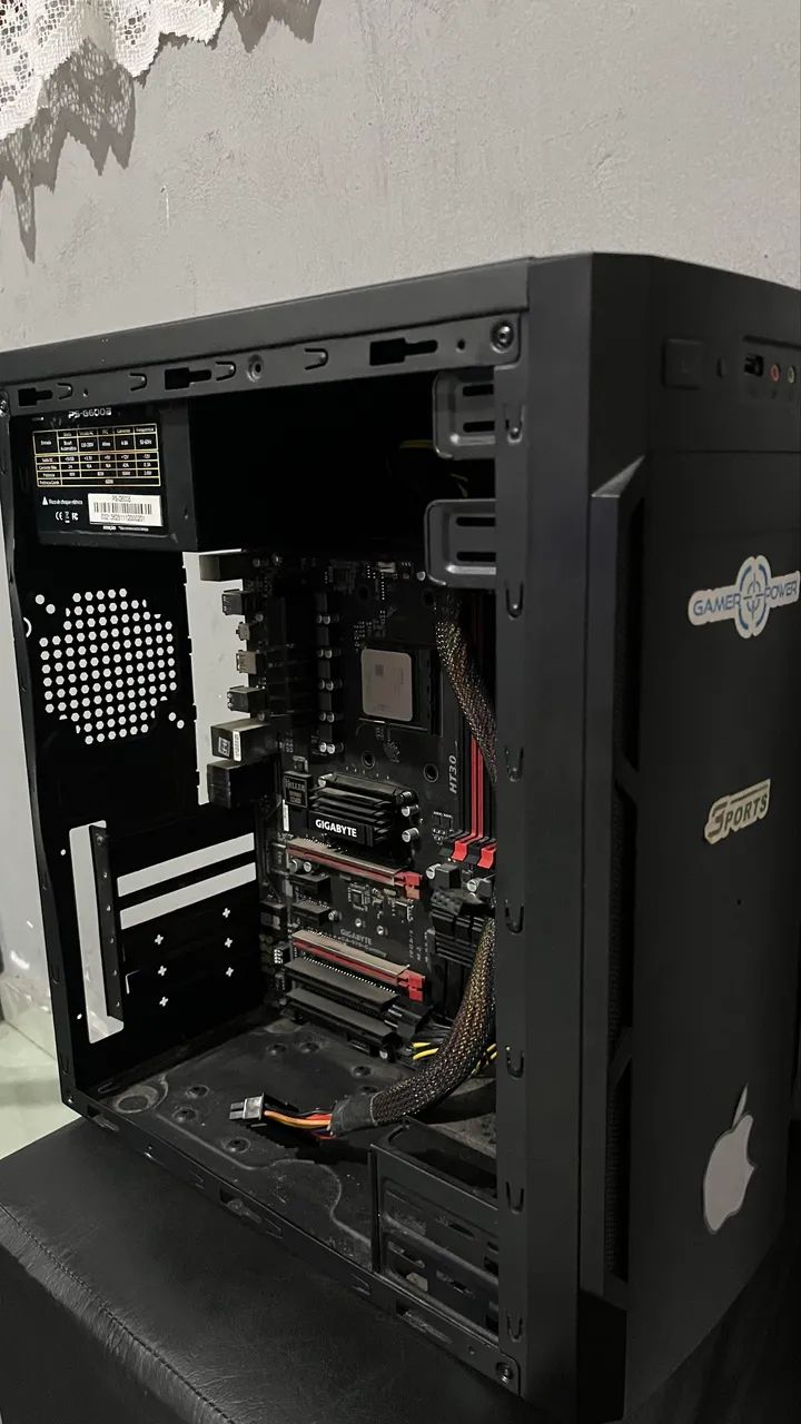 Placa mãe, processador, gabinete / kit pc gamer