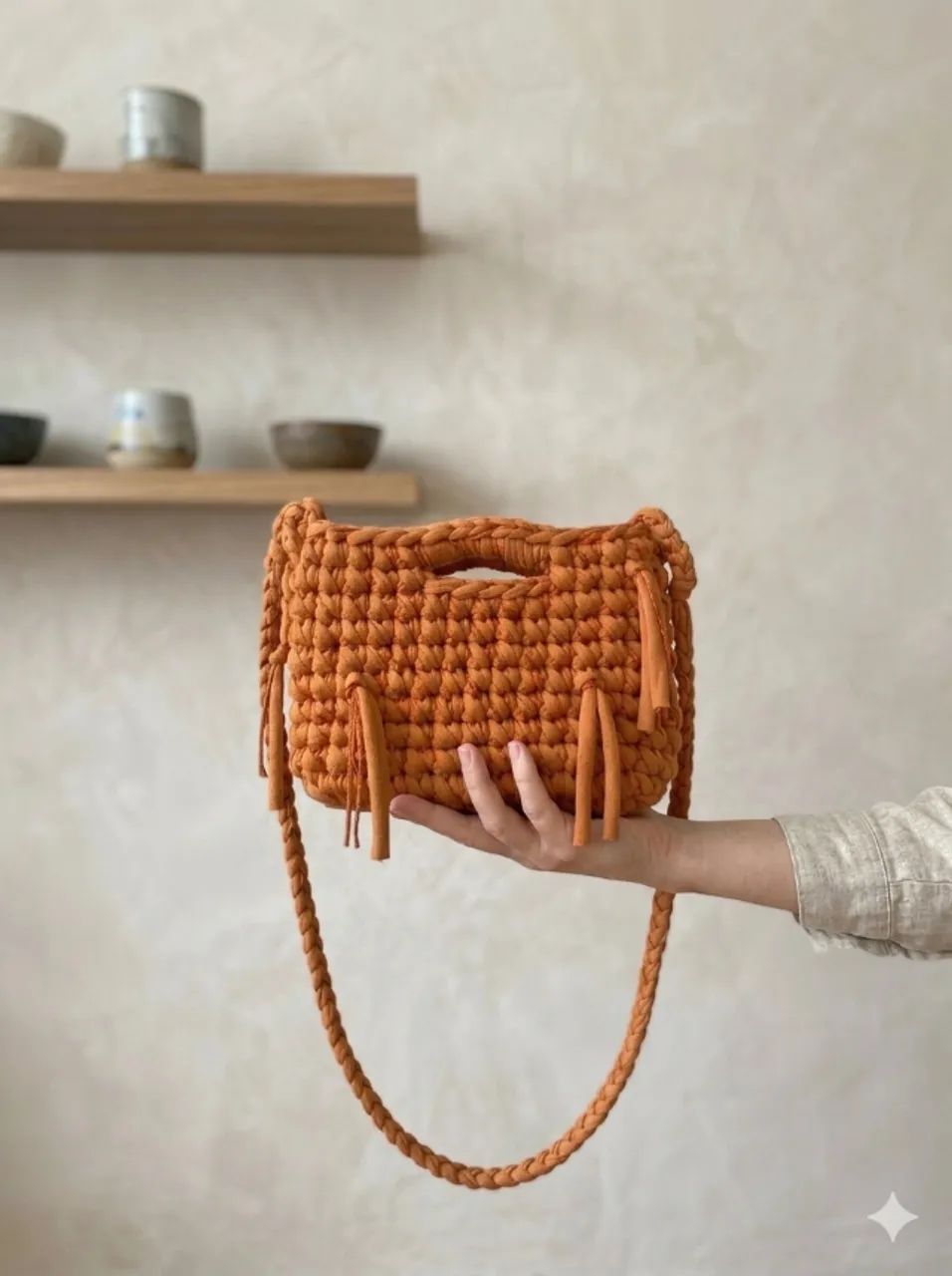 Bolsas em crochê em liquidação, últimas peças  - Foto 3