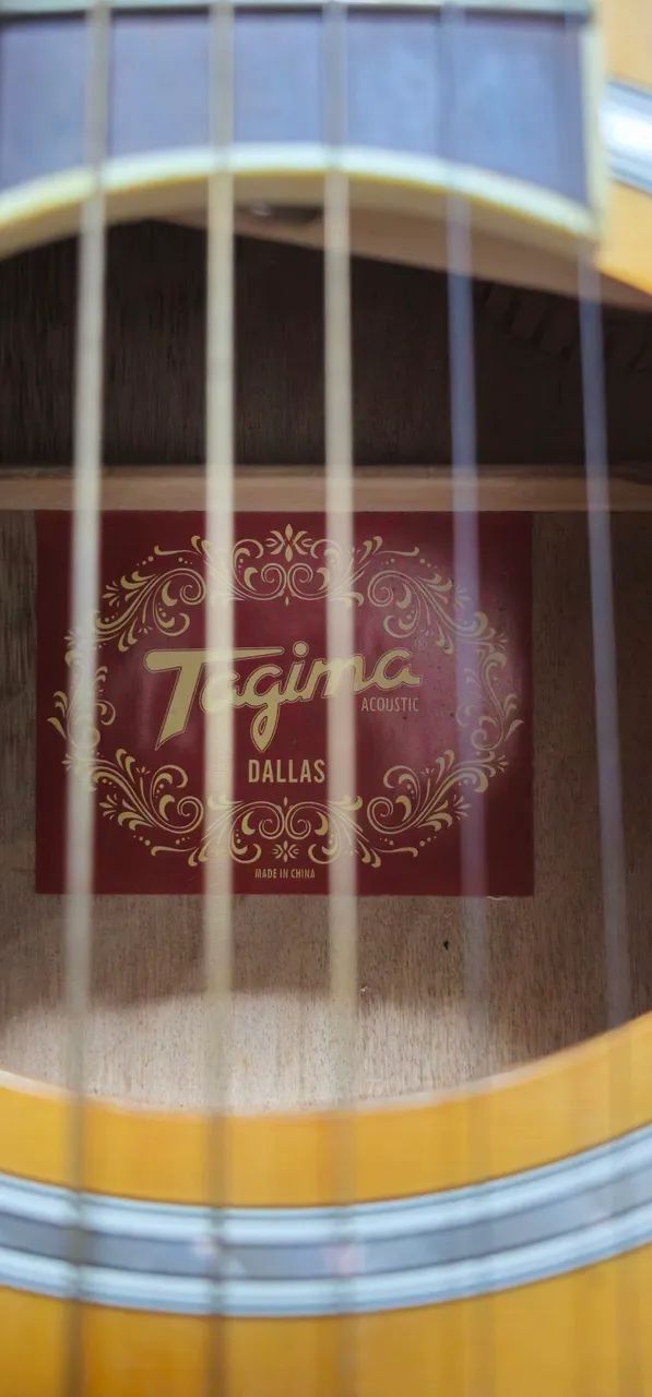 Violão elétrico Tagima parte elétrica com problemas)