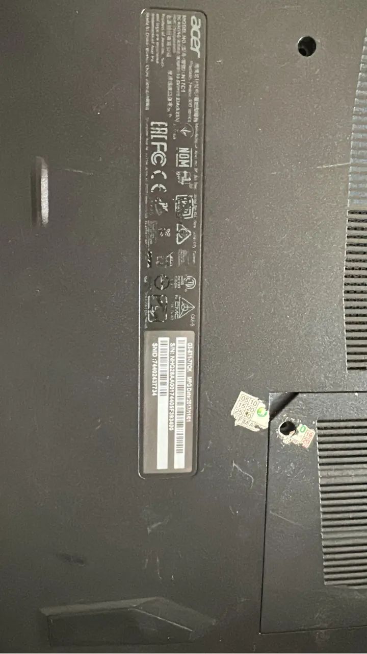 Notebook Acer Predator ( Retirada de Peças ) - Foto 2