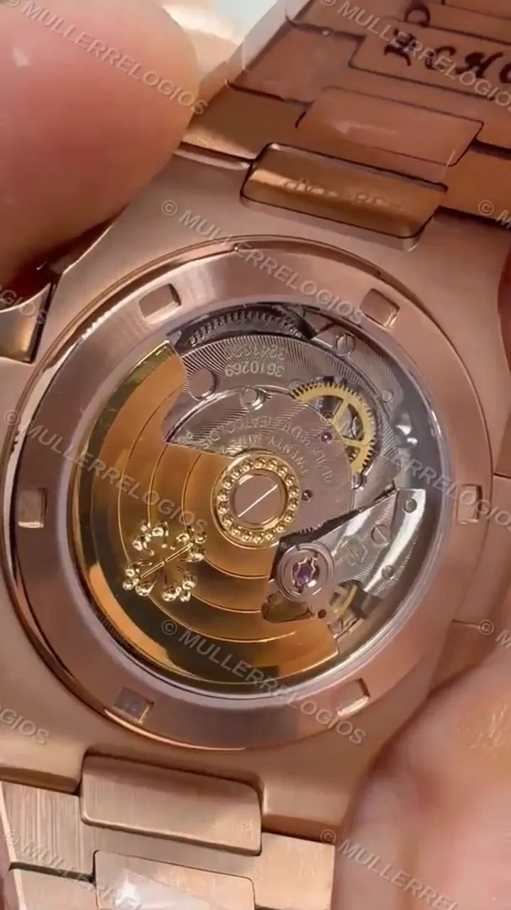 Relógio Patek Rosé Clone + Caixa Patek - Foto 2