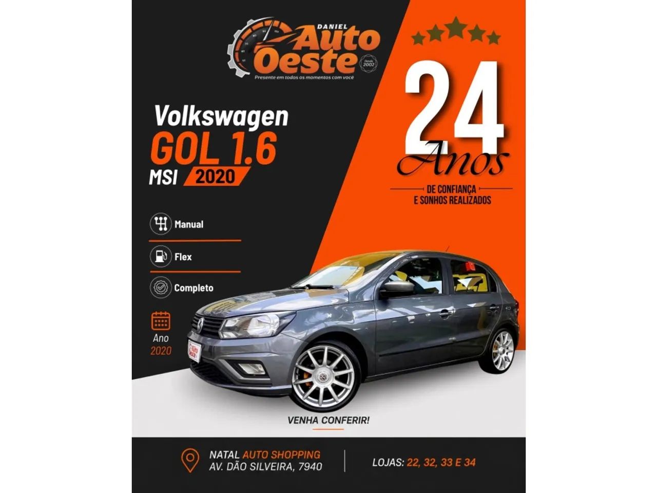 Volkswagen Gol Gol 1.6 MSI Flex 8V 5p 2020