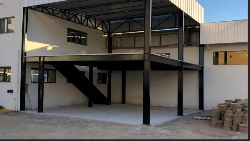 Mezanino industrial e arquitetura moderna  - Foto 3