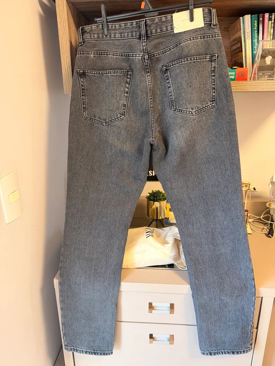 Calça mom cintura alta Zara  - Foto 4