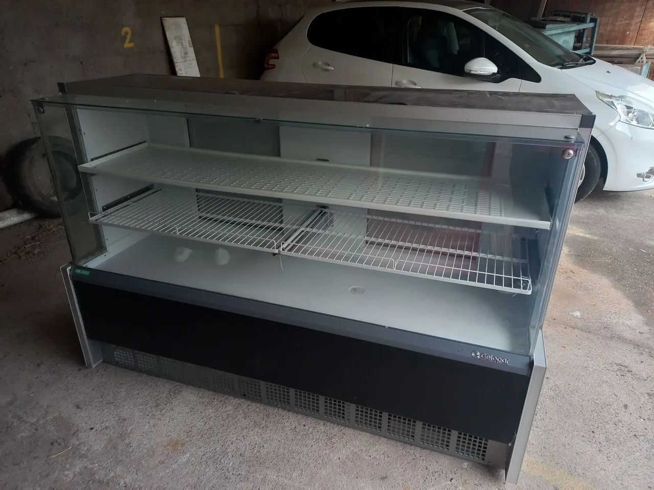 Expositor vitrine balcão refrigerado 