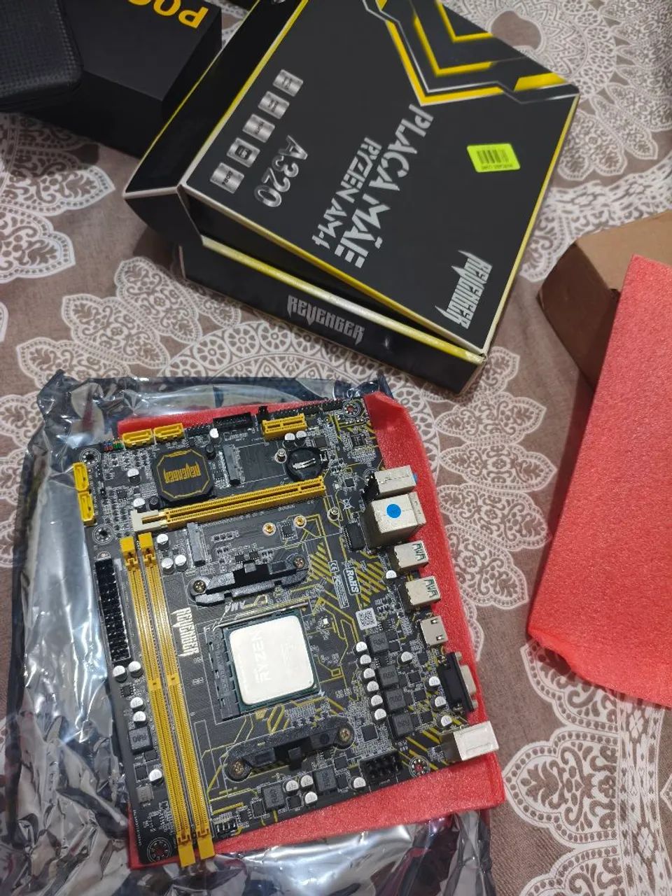 Placa mãe a320 e processador rayze 5 2600 - Foto 2
