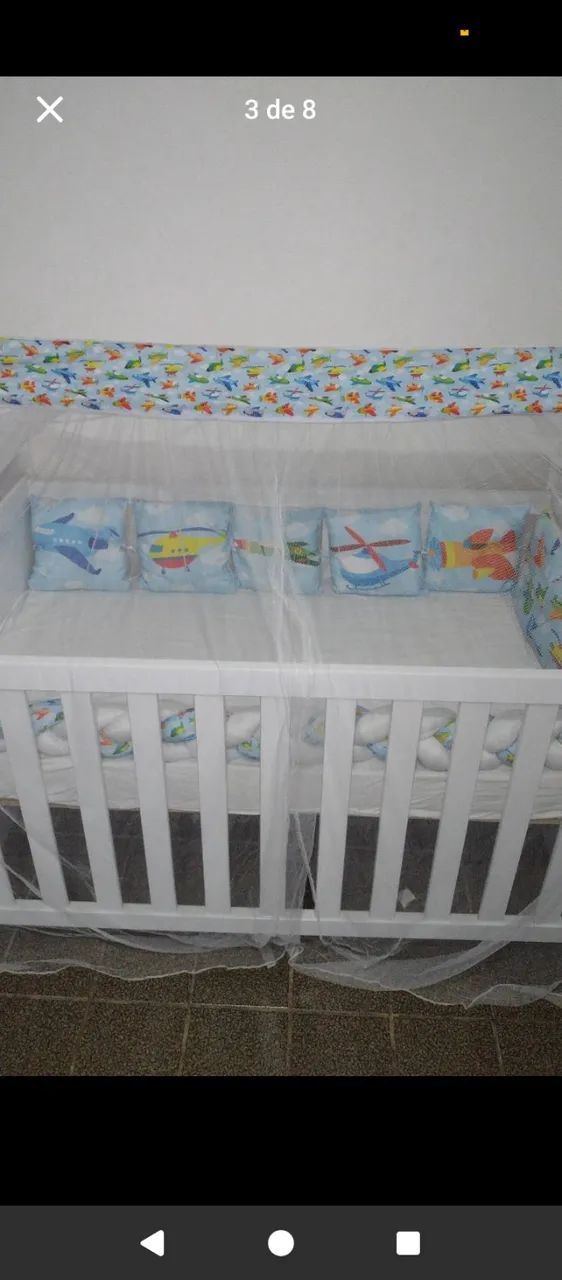 Berço novo q vira cama  - Foto 4