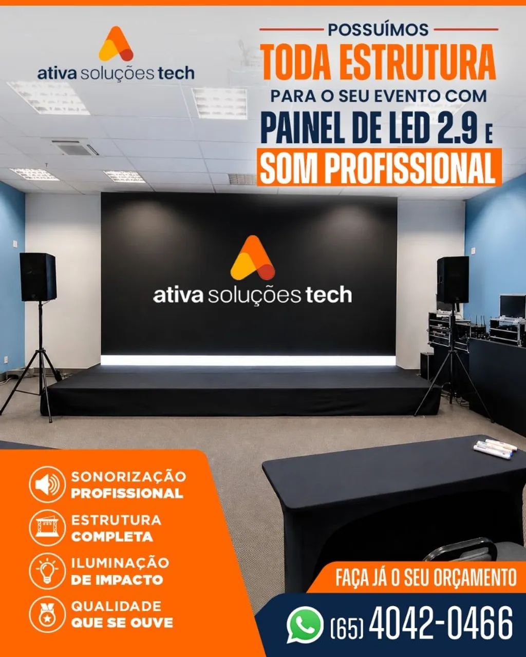 Ativa Sound Tech - Locação de Som e Imagem 