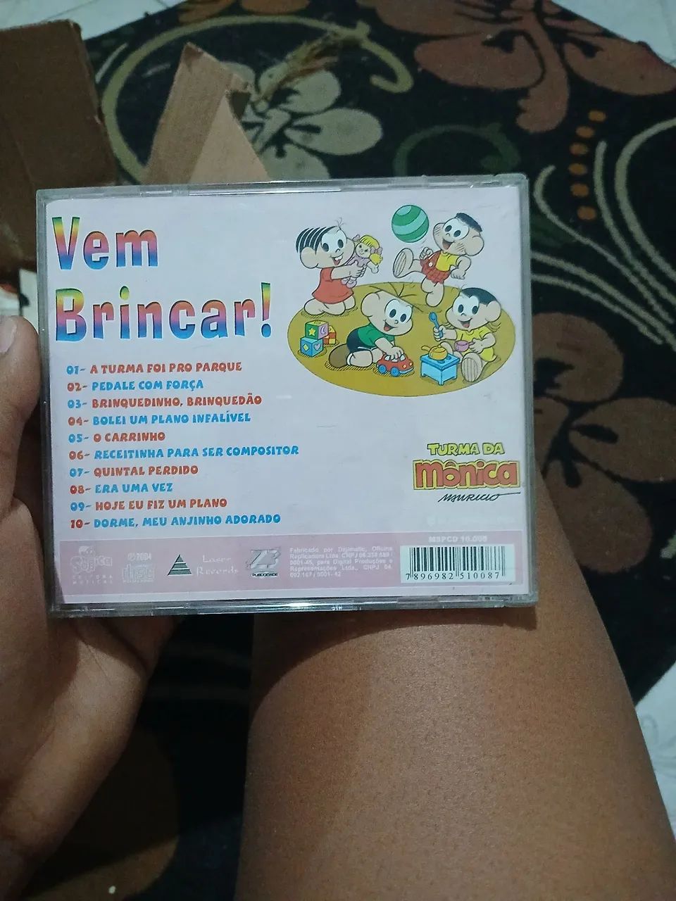 Cd dá turma da Mônica vem brincar 