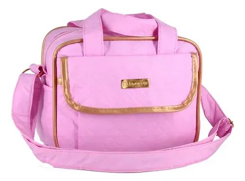 Kit Bolsa Maternidade Com Mochila E Chaveiro De Urso Bege Novo - Foto 2