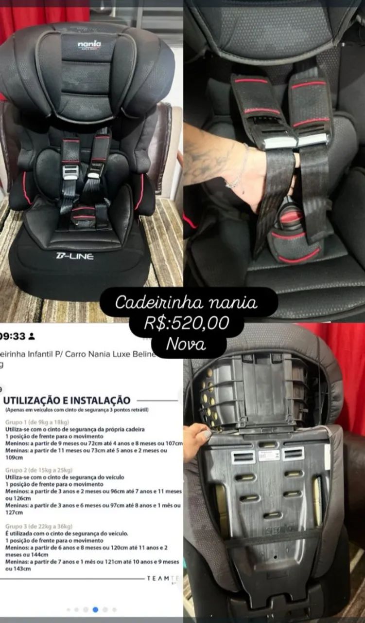 CADEIRA DE BEBÊ PARA CARRO.
