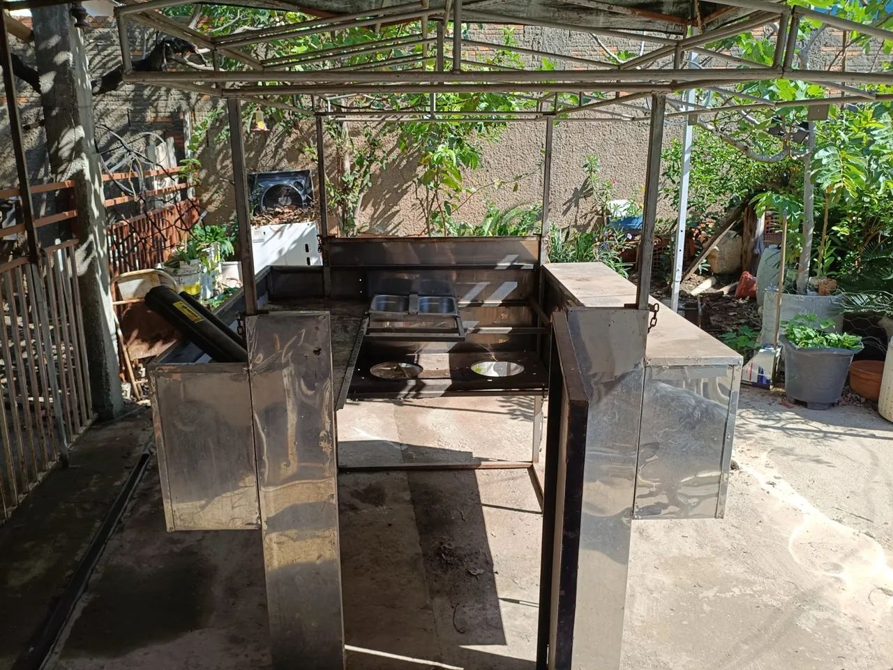 Estrutura para cachorro quente 