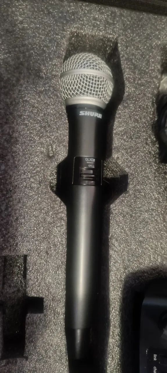 Microfone Sem Fio Shure GLXD4 SM 58 - Foto 5