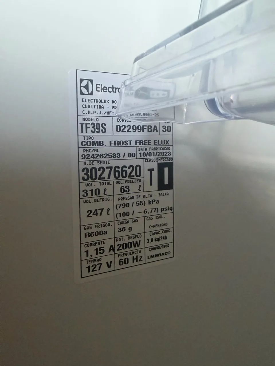 Geladeira Eletrolux 310L - Foto 3