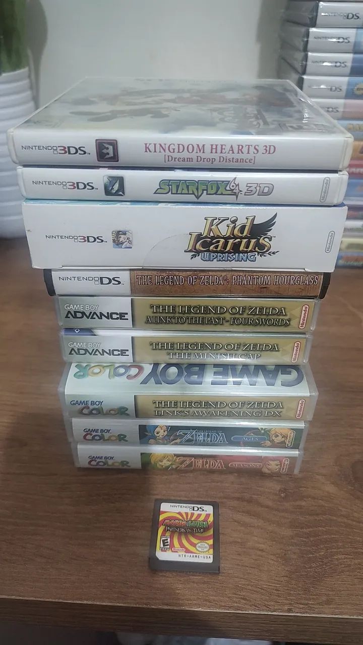 Lote de jogos Nintendo (GBC, GBA, DS e 3DS)