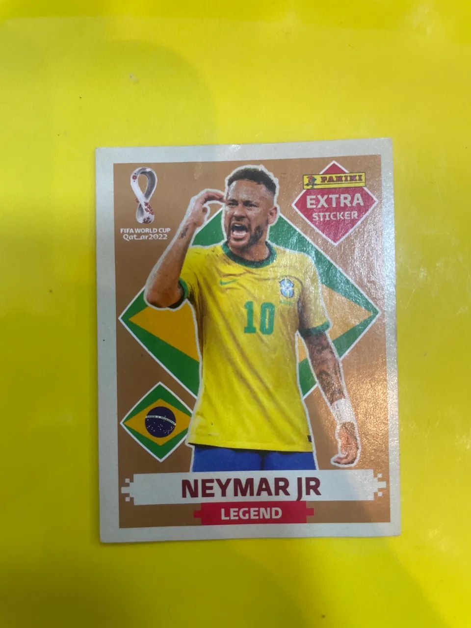 Figurinha ALPHONSO DAVIES e NEYMAR JR Extra Sticker Panini Fifa - Foto 3