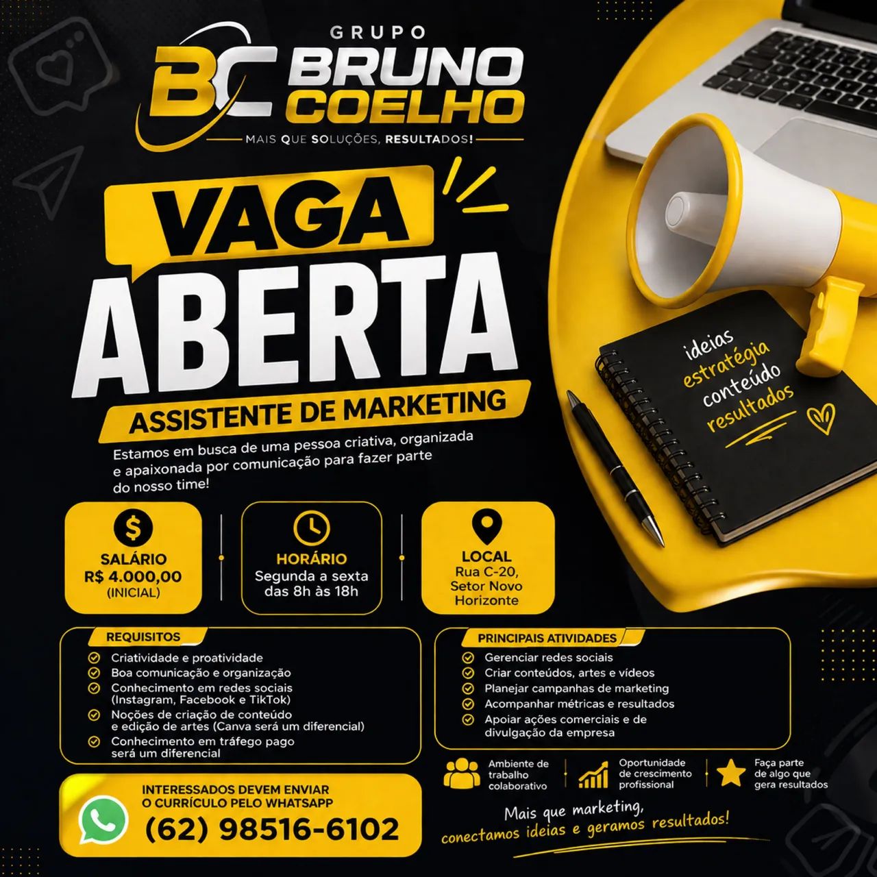 Assistente de marketing 
