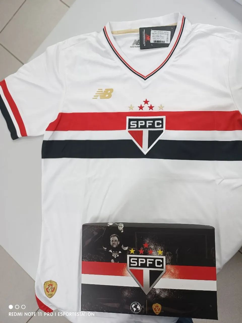 Camisa São Paulo home 2025 branca - Foto 4