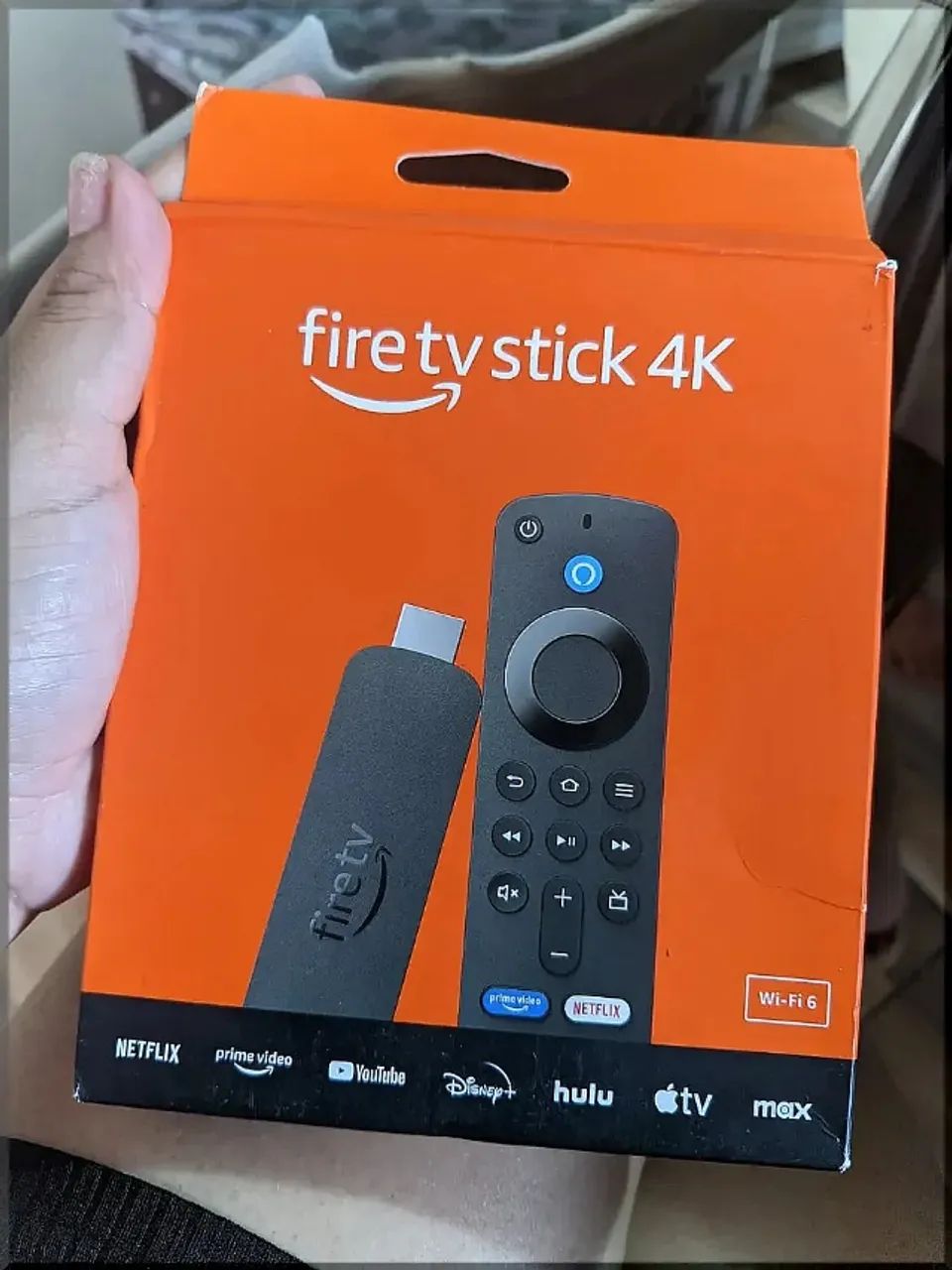 Fire TV Stick 4K com Controle por Voz Alexa 8GB Lacrado